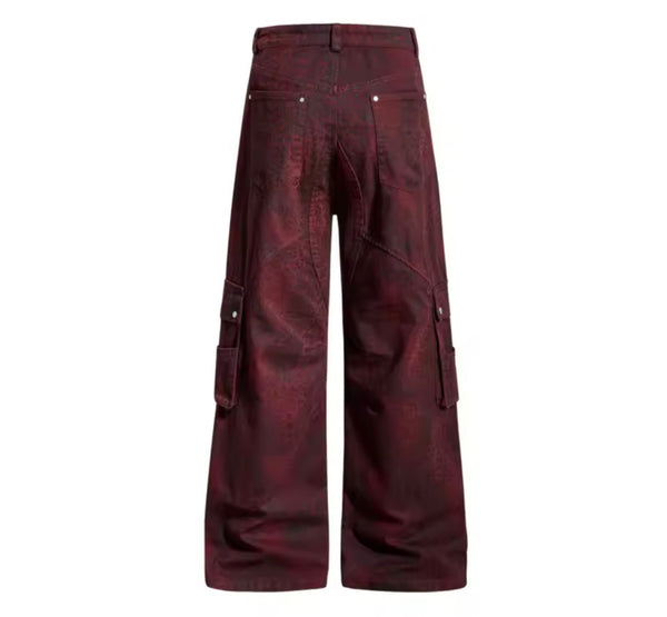 Women Leopard Print Fashion Denim Pants