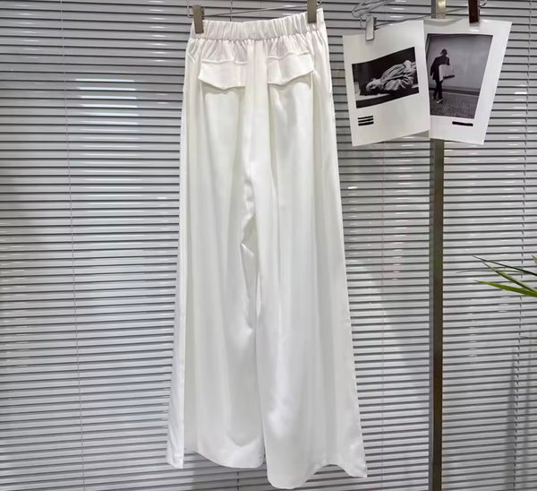 Women 3D Floral Sleeveless Two Piece Pant Set
