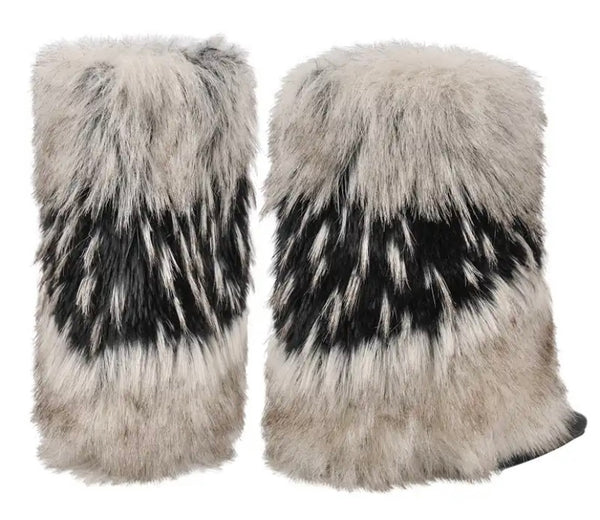 Women Fashion Pointed/Round Toe Faux Fur Boots