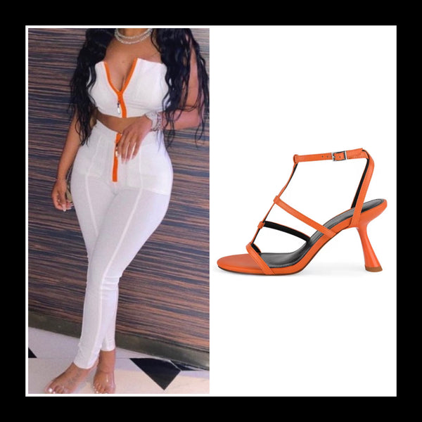 Women Fashion Ankle Buckle Strap High Heel Sandals