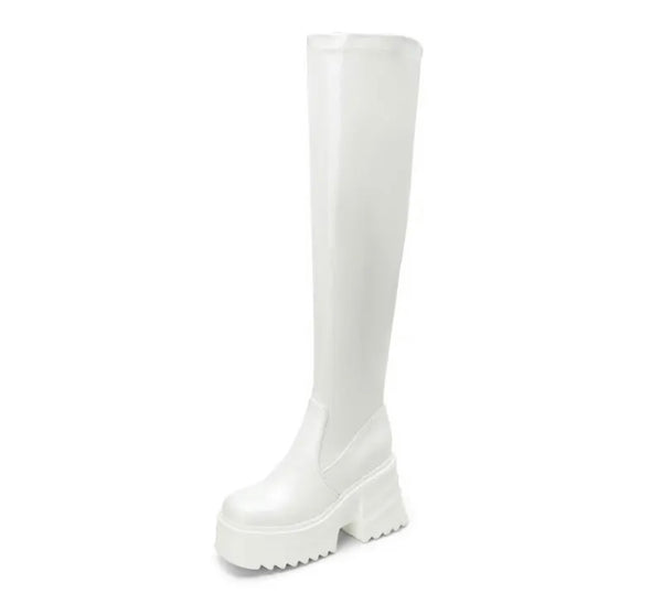 Women Fashion Ankle/Mid/Knee High Patent Leather Boots