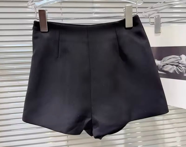 Women Sexy Halter Sleeveless Color Patchwork Two Piece Short Set