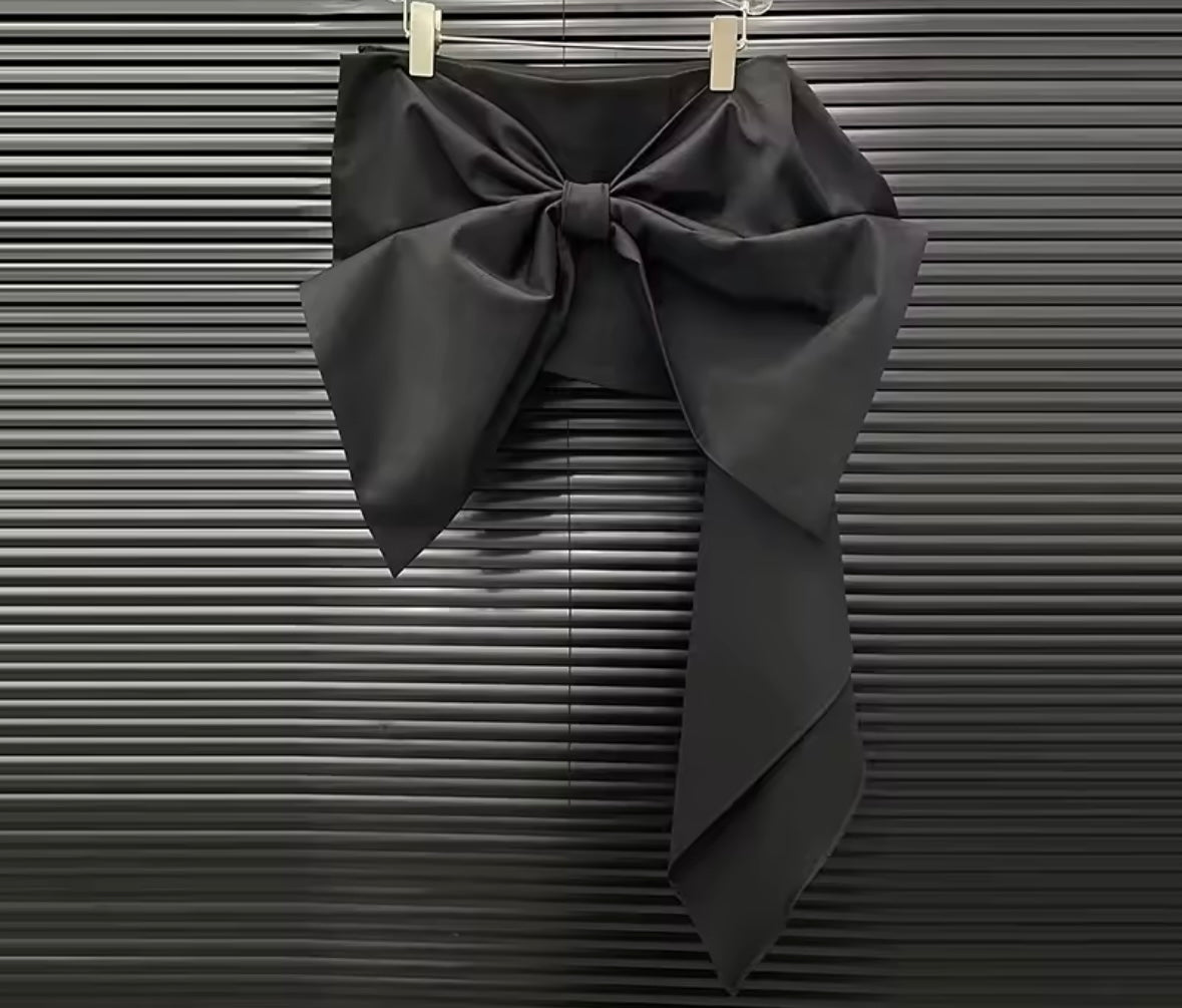 Women Sexy Fashion Bow Short Skirt