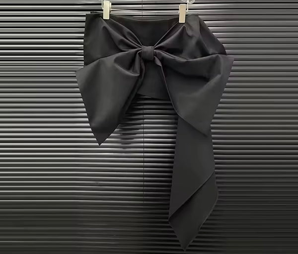 Women Sexy Fashion Bow Short Skirt