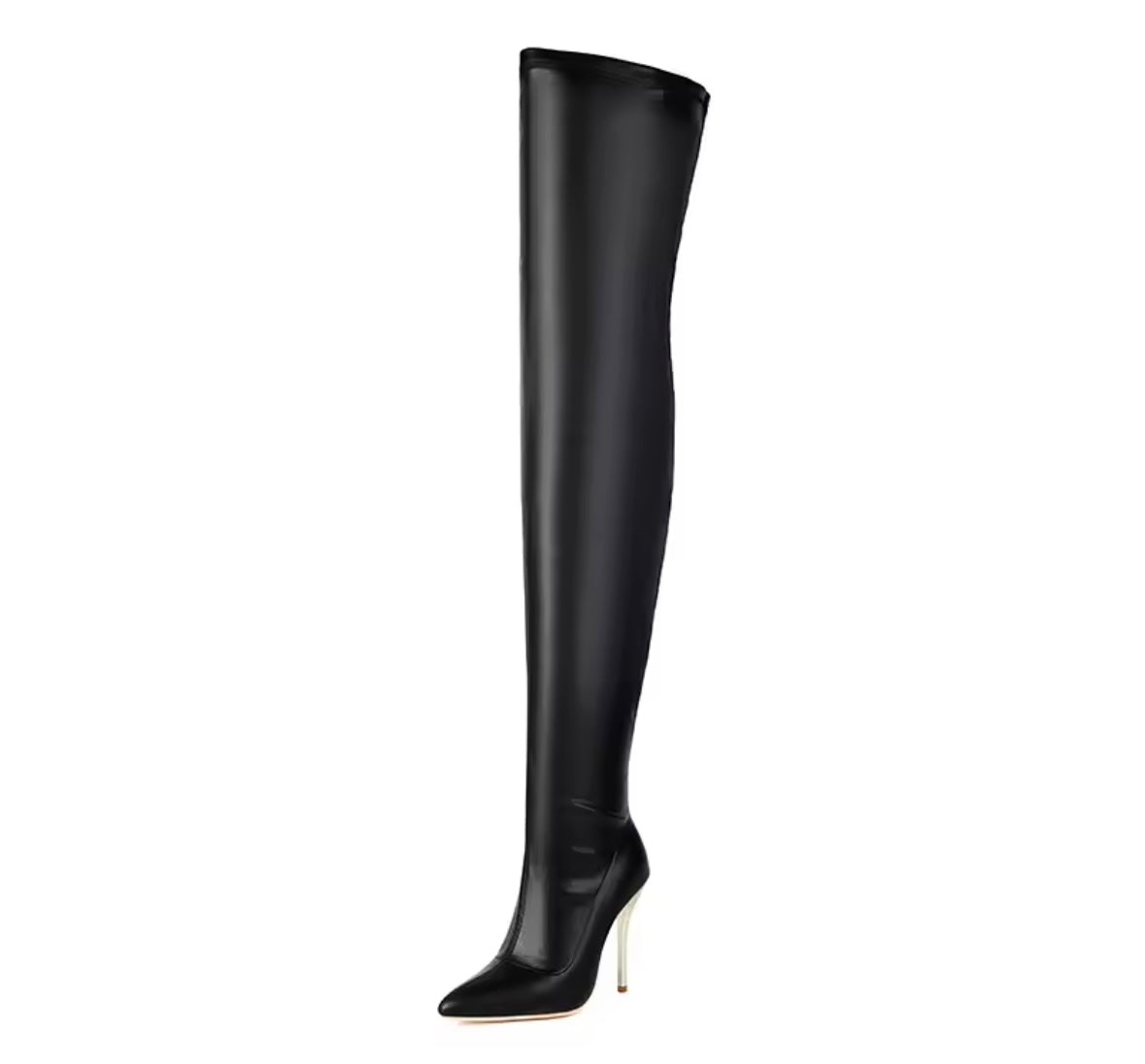 Women Thigh High Fashion PU High Heel Boots