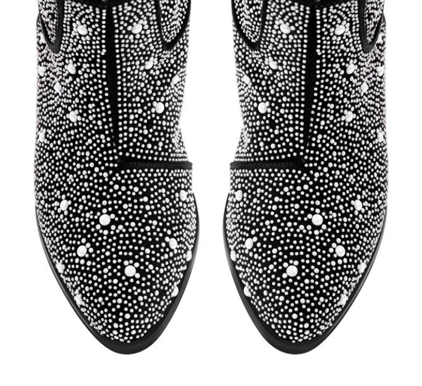 Women Bling Fashion Knee High Western Boots
