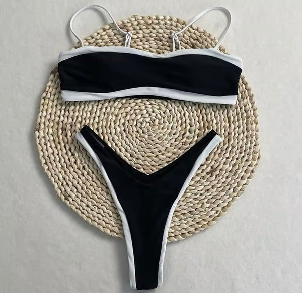 Women Sexy B&W Bikini/Swimsuit