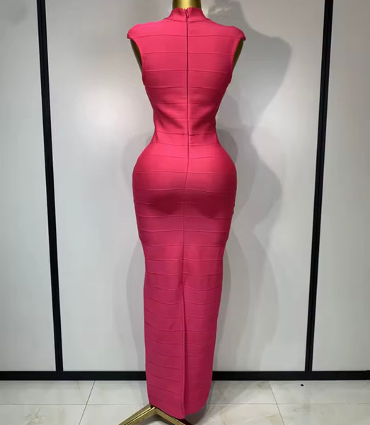 Women Sexy Sleeveless Bandage Maxi Dress