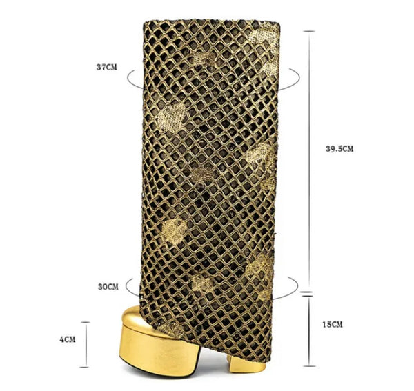Women Platform Printed Fashion Knee High Boots