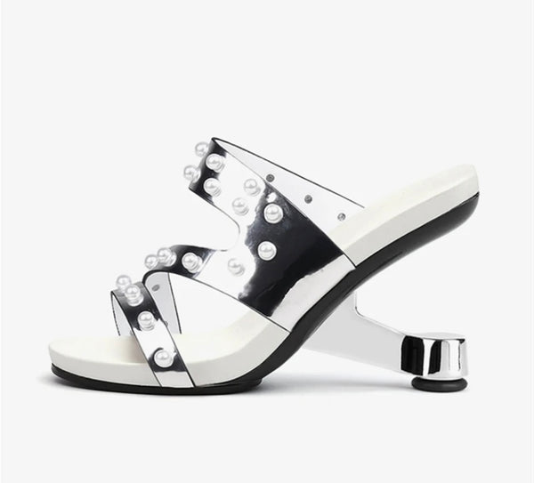 Women Pearl Fashion Open Toe Sandals