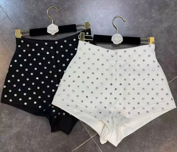 Women Rivet Fashion Mini Shorts