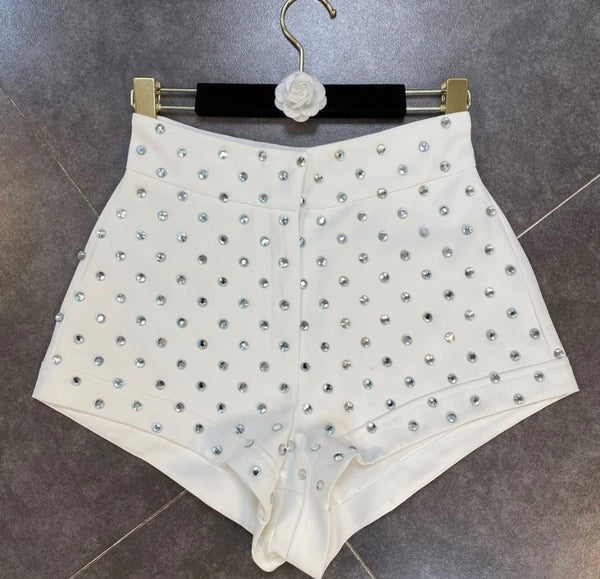 Women Rivet Fashion Mini Shorts
