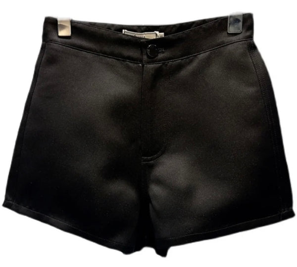 Women Solid Color Satin Sexy Shorts