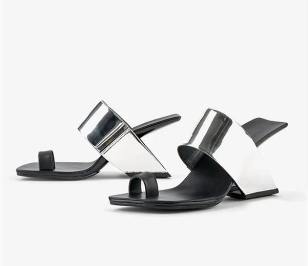 Women Fashion Square Open Toe Sandals