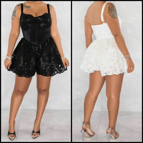 Women Sleeveless Sexy Lace Fashion Romper