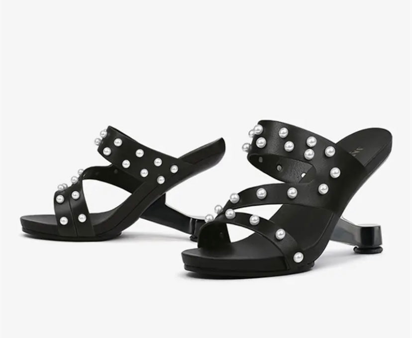 Women Pearl Fashion Open Toe Sandals