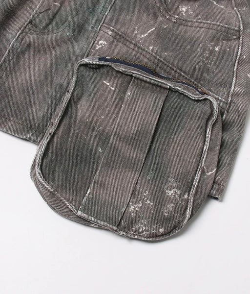 Women Fashion Side Zipper Pocket Camouflage Skirt