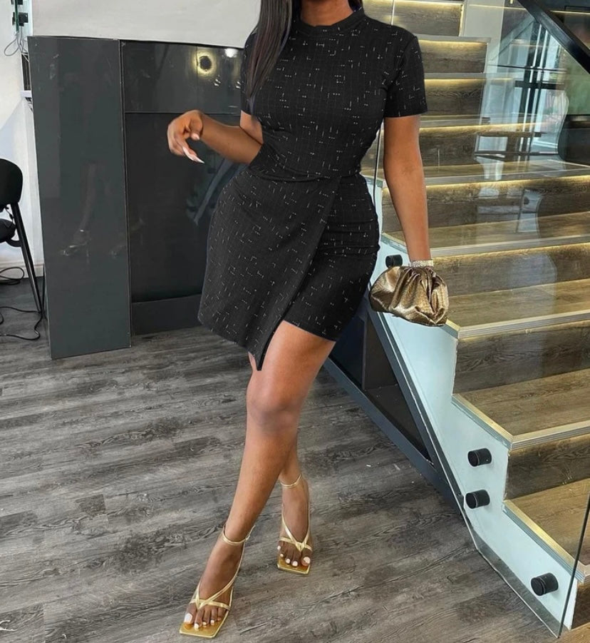 Women Sexy Short Sleeve Wrap Romper