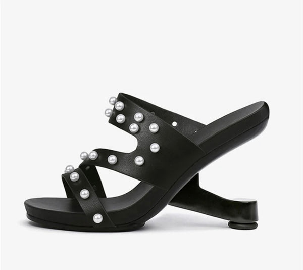 Women Pearl Fashion Open Toe Sandals