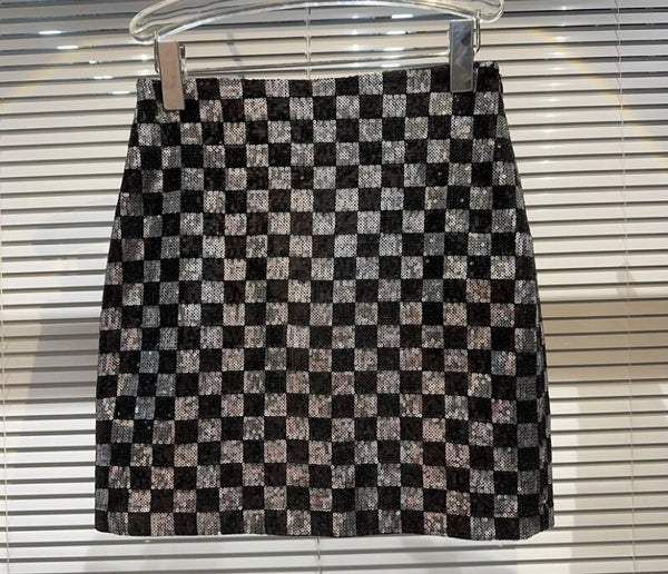 Women Bling Printed Sexy Fashion Skirt