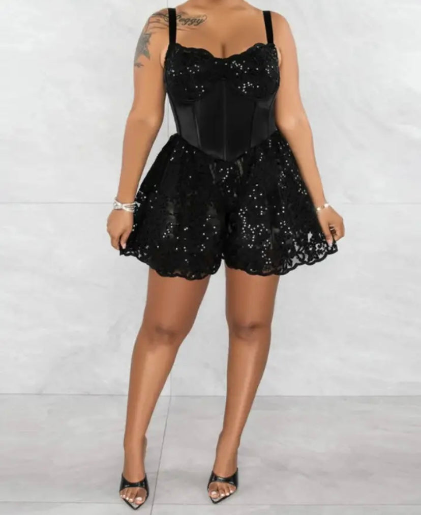 Women Sleeveless Sexy Lace Fashion Romper