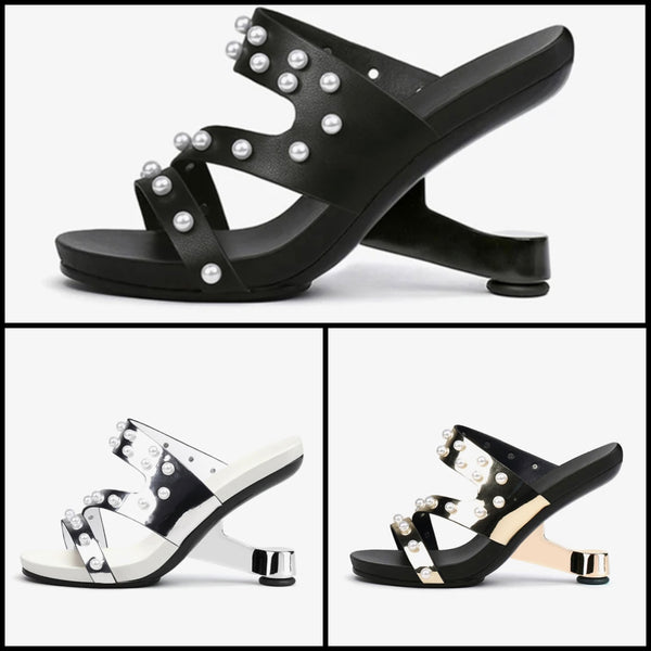 Women Pearl Fashion Open Toe Sandals