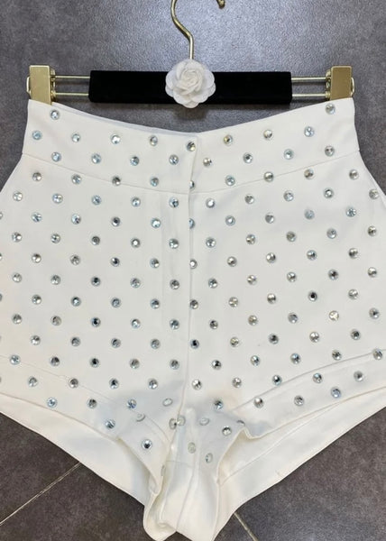 Women Rivet Fashion Mini Shorts