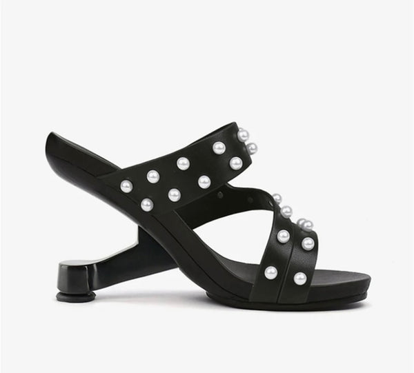 Women Pearl Fashion Open Toe Sandals