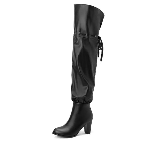 Women Over The Knee Fashion Printed Boots