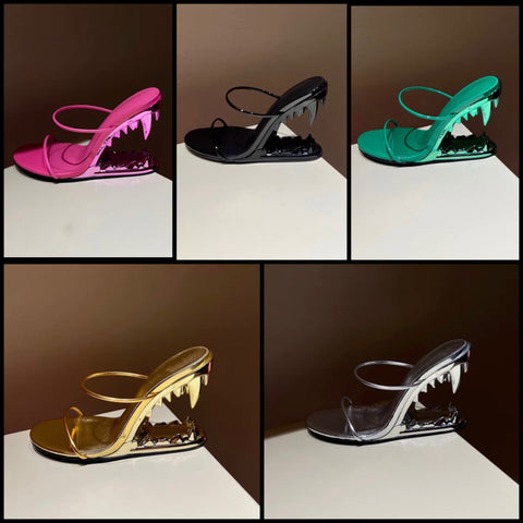 Women Fashion Open Toe Platform Slide-On Sandals