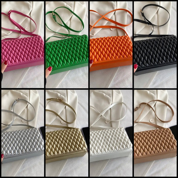 Women Fashion Solid Color Handbag Purse