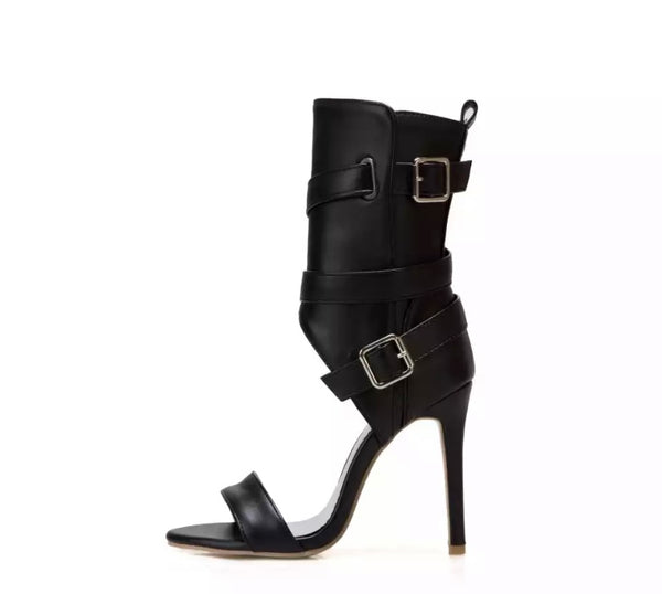 Women Fashion Open Toe Ankle Strap High Heel Sandals