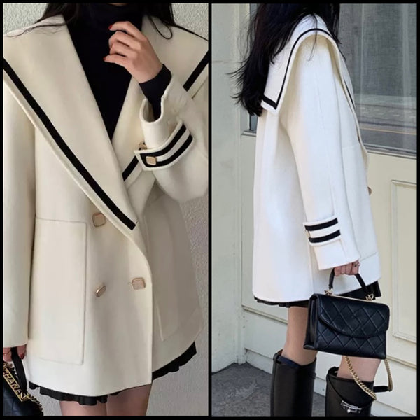 Women Fashion Button Up Jacket