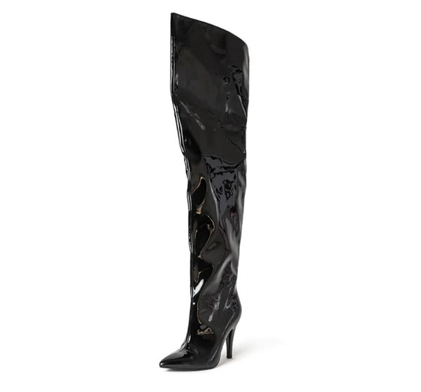 Women Over The Knee Zipper Fashion Boots
