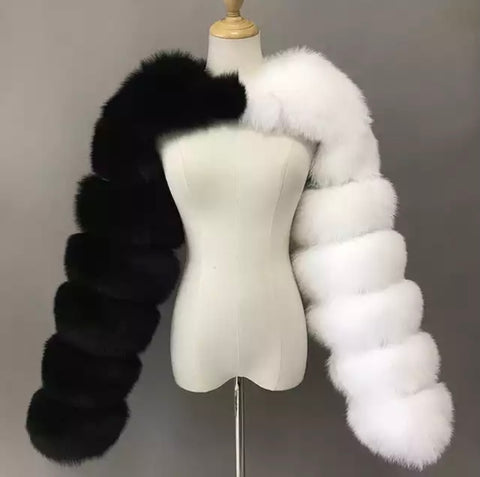 Women Fashion Faux Fur Jacket