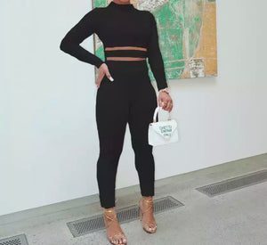 Women Fashion Full Sleeve Cut Out Jumpsuit