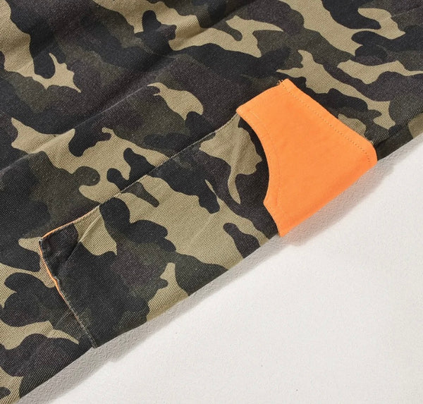Women Fashion Camouflage Cargo Pants