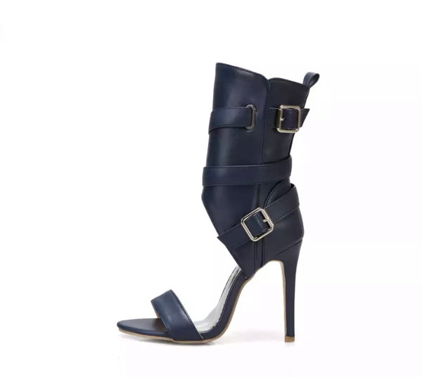 Women Fashion Open Toe Ankle Strap High Heel Sandals