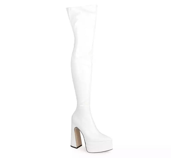 Women Over The Knee Platform PU Boots