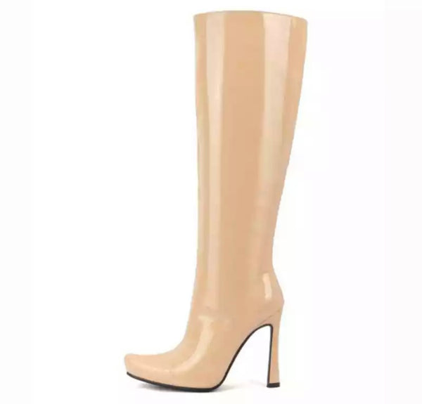 Women Patent Leather/Matte Fashion Knee High Boots