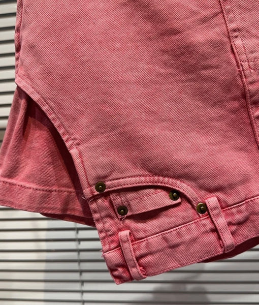 Women Stonewashed Fashion Denim Wrap Shorts