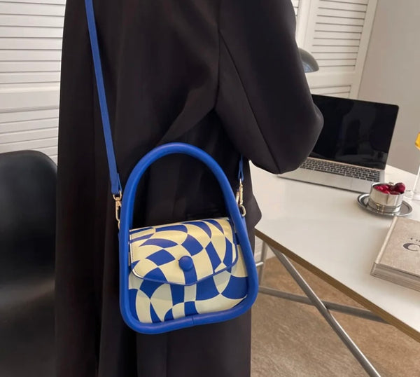 Women Fashion Faux Leather Printed Handbag Purse