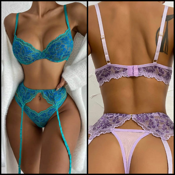 Women Lace Sexy Lingerie Set