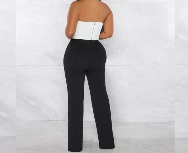 Women Solid Color Fashion Strapless Bow Crop Top