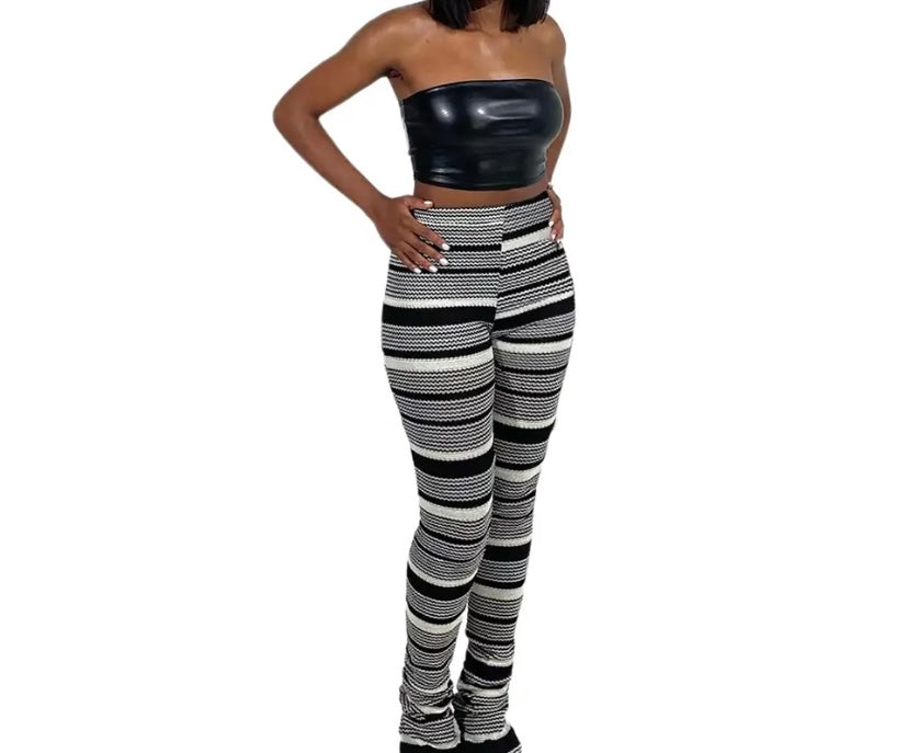 Women Multicolored Striped Fashion Pants